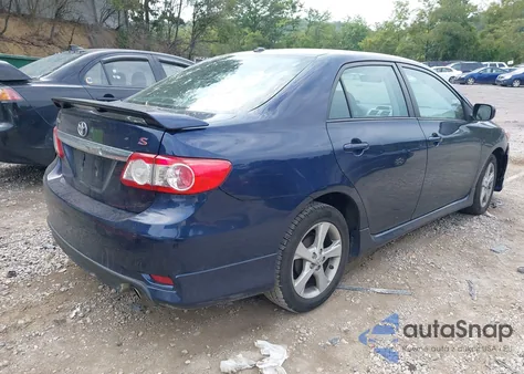 2012 Toyota Corolla S z USA, uszkodzony, nr VIN 2T1BU4EE4CC869137